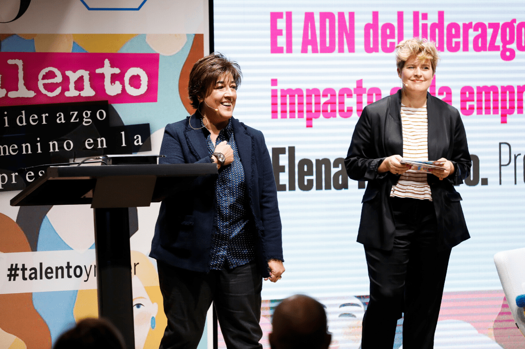 Elena Pisonero en el encuentro Mujer y Liderazgo de Yo Dona y Roche. Fotografía de Bernando Díaz para Yo DonaFotografía de Bernando Díaz para Yo Dona. Fotografía de Bernando Díaz